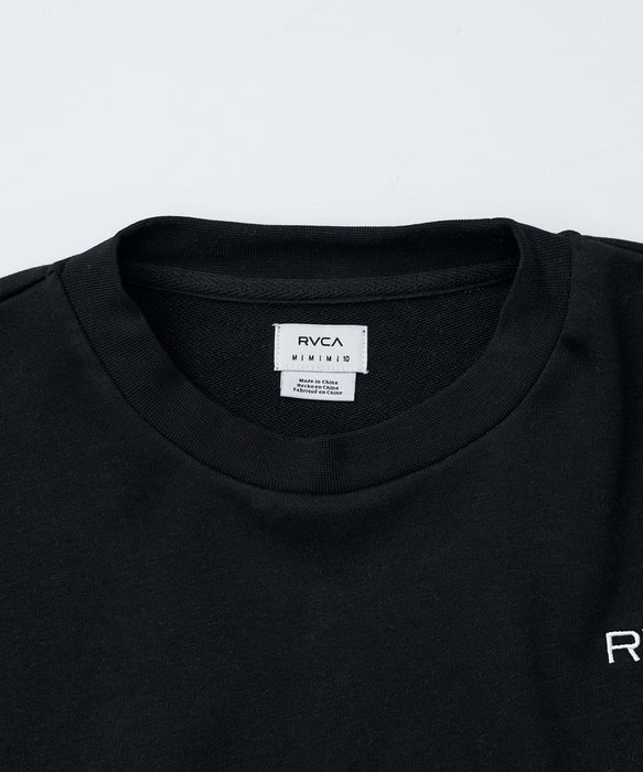 RVCA ウィメンズ ALLARCH CR トレーナー 【2026年秋冬モデル】 BLK / M