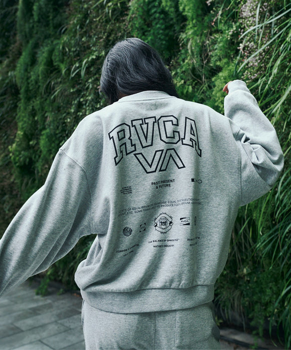 RVCA ウィメンズ ALLARCH CR トレーナー 【2026年秋冬モデル】