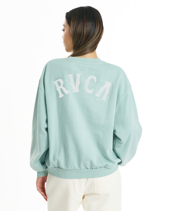RVCA ウィメンズ ARCH OE CR トレーナー 【2026年秋冬モデル】