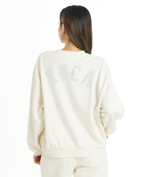 RVCA ウィメンズ ARCH OE CR トレーナー 【2026年秋冬モデル】