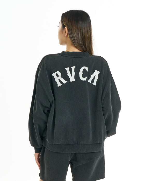 RVCA ウィメンズ ARCH OE CR トレーナー 【2026年秋冬モデル】 KVCW / M