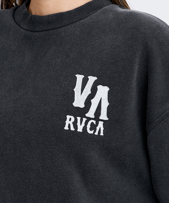 RVCA ウィメンズ ARCH OE CR トレーナー 【2026年秋冬モデル】 KVCW / M