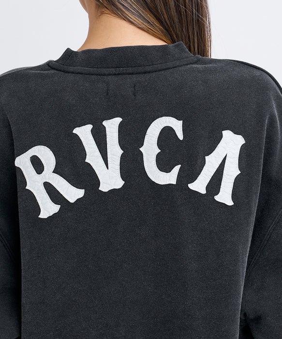 RVCA ウィメンズ ARCH OE CR トレーナー 【2026年秋冬モデル】 KVCW / M
