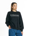RVCA ウィメンズ ALL INFO CREW トレーナー 【2026年秋冬モデル】 BLK / M