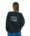 RVCA ウィメンズ ALL INFO CREW トレーナー 【2026年秋冬モデル】 BLK / M