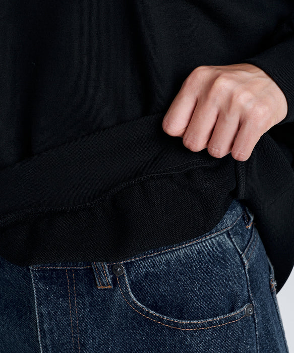 RVCA ウィメンズ ALL INFO CREW トレーナー 【2026年秋冬モデル】 BLK / M