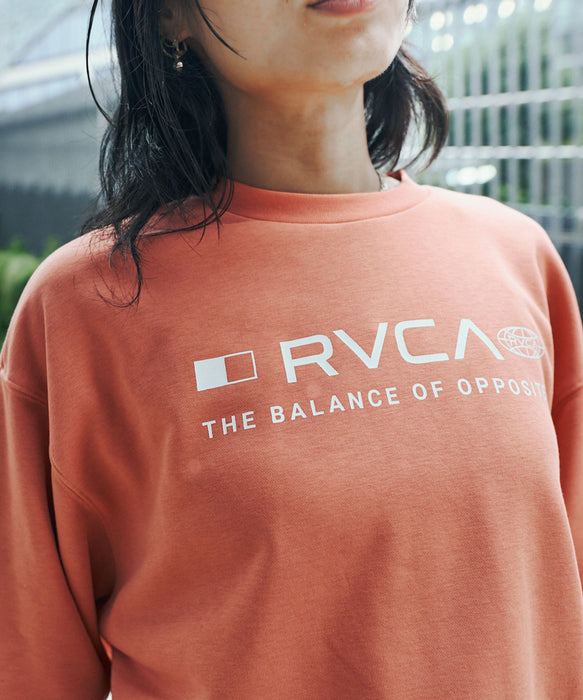 RVCA ウィメンズ ALL INFO CREW トレーナー 【2026年秋冬モデル】