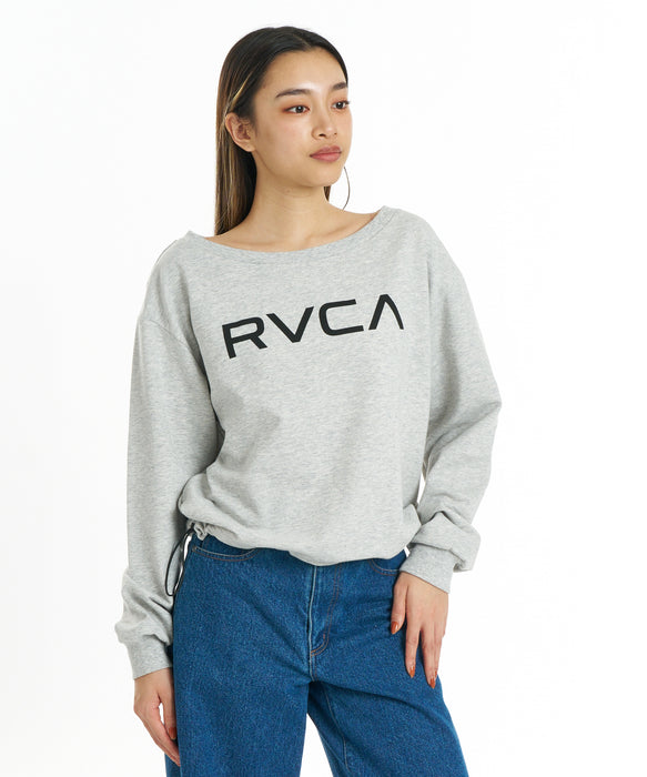 RVCA ウィメンズ RVCA CLOPPED TOPS トレーナー 【2026年秋冬モデル】 HGR / M