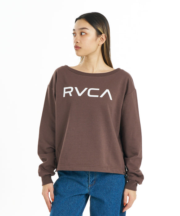 RVCA ウィメンズ RVCA CLOPPED TOPS トレーナー 【2026年秋冬モデル】 MOC / M