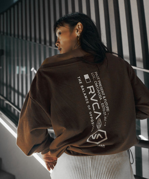 RVCA ウィメンズ RVCA CLOPPED TOPS トレーナー 【2026年秋冬モデル】