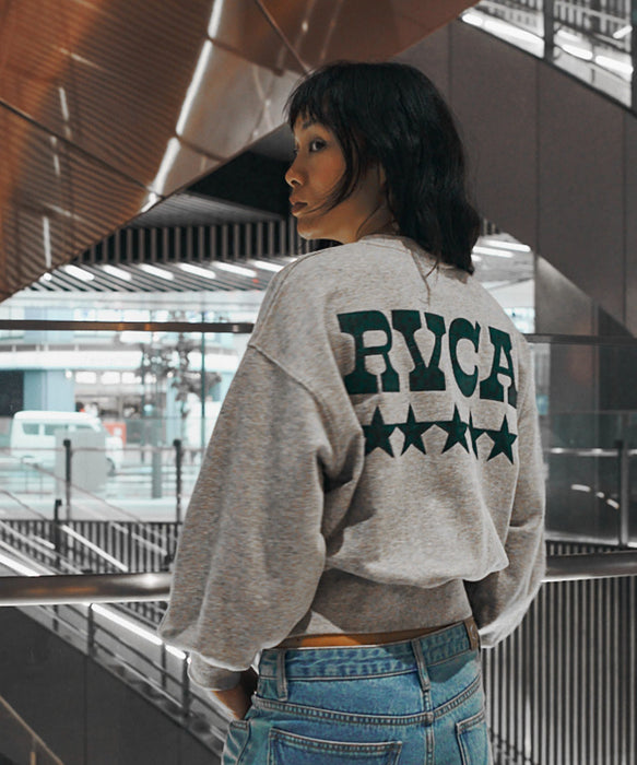 RVCA ウィメンズ CHEER RVCA CR トレーナー 【2026年秋冬モデル】