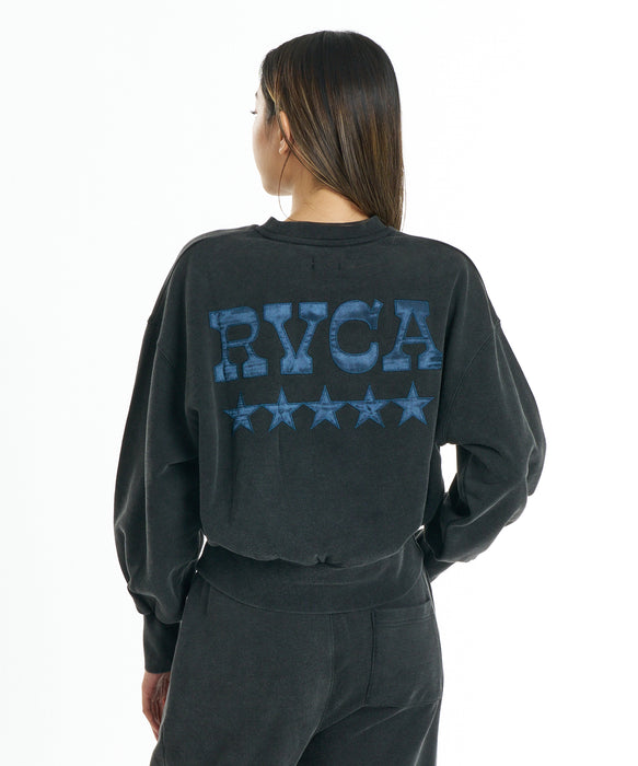 RVCA ウィメンズ CHEER RVCA CR トレーナー 【2026年秋冬モデル】 KVCW / M
