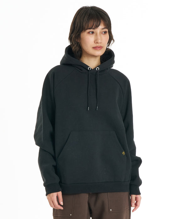 RVCA ウィメンズ RECESSION HOODIE パーカー 【2026年秋冬モデル】 BLK / M