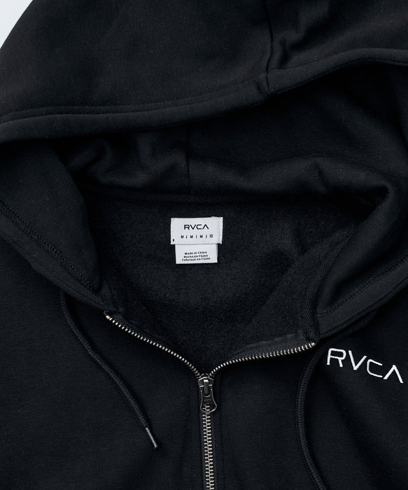 RVCA ウィメンズ ALL ARCH ZIP HOODIE パーカー 【2026年秋冬モデル】 BLK / L