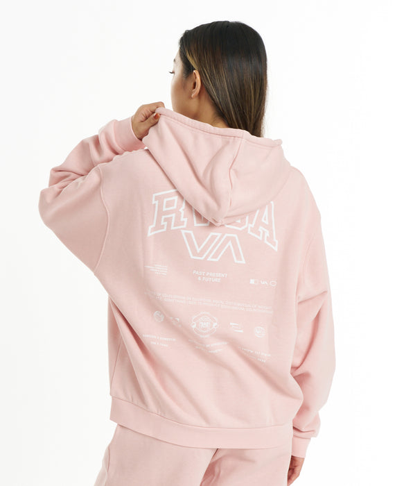 RVCA ウィメンズ ALL ARCH ZIP HOODIE パーカー 【2026年秋冬モデル】 SPK / L