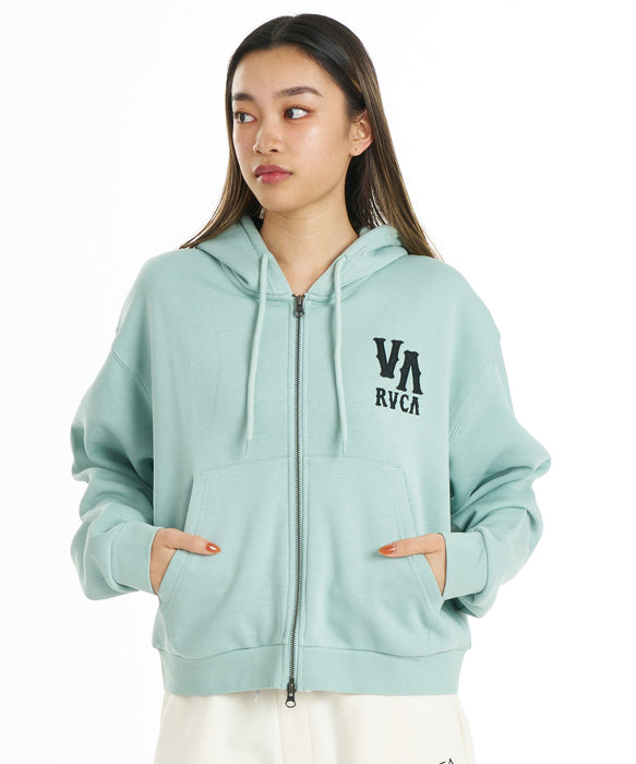RVCA ウィメンズ ARCH OE ZIP HD パーカー 【2026年秋冬モデル】 BLH / M