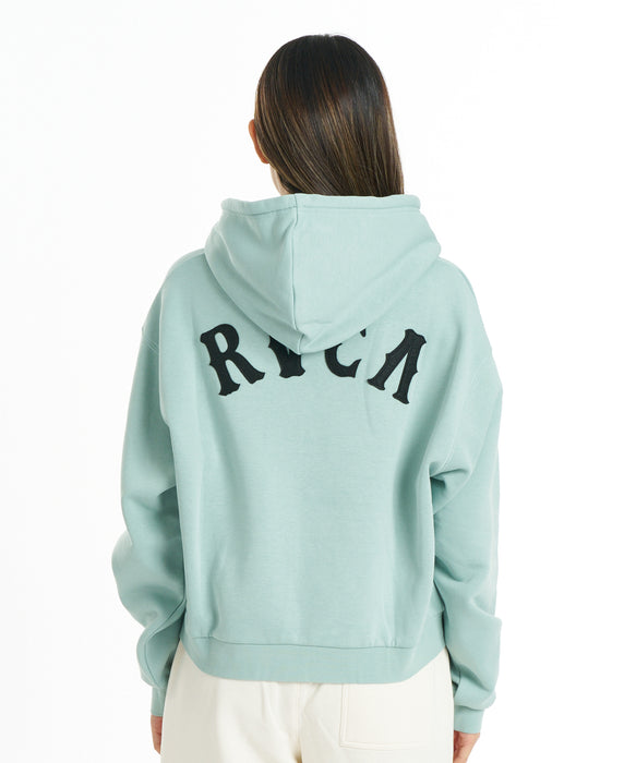 RVCA ウィメンズ ARCH OE ZIP HD パーカー 【2026年秋冬モデル】 BLH / M