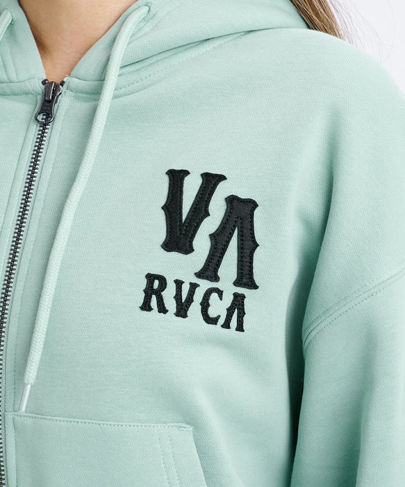 RVCA ウィメンズ ARCH OE ZIP HD パーカー 【2026年秋冬モデル】 BLH / M