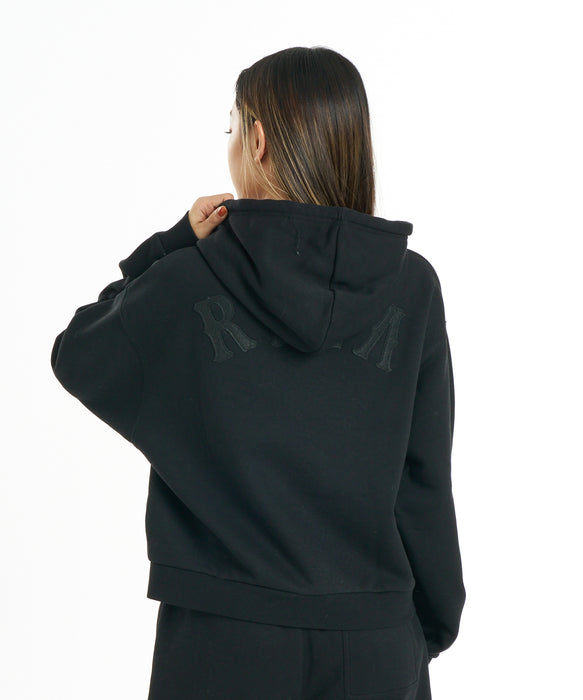 RVCA ウィメンズ ARCH OE ZIP HD パーカー 【2026年秋冬モデル】 BLK / M