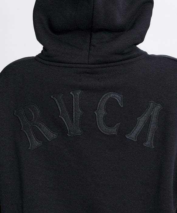 RVCA ウィメンズ ARCH OE ZIP HD パーカー 【2026年秋冬モデル】 BLK / M