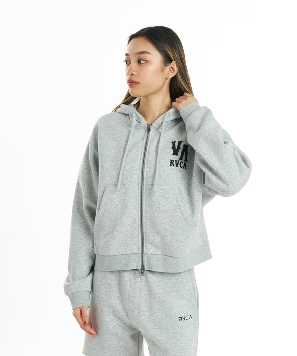 RVCA ウィメンズ ARCH OE ZIP HD パーカー 【2026年秋冬モデル】 HGR / L