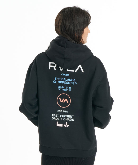 RVCA ウィメンズ ALL HOODIE パーカー 【2026年秋冬モデル】 BLK / L