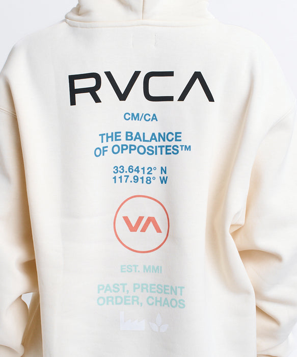 RVCA ウィメンズ ALL HOODIE パーカー 【2026年秋冬モデル】 CLD / M