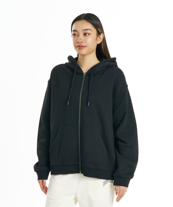 RVCA ウィメンズ TOP ARCH ZIP HOODIE パーカー 【2026年秋冬モデル】 BLK / M