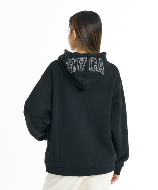 RVCA ウィメンズ TOP ARCH ZIP HOODIE パーカー 【2026年秋冬モデル】 BLK / M