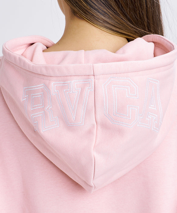RVCA ウィメンズ TOP ARCH ZIP HOODIE パーカー 【2026年秋冬モデル】 ORG / M