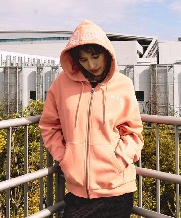 RVCA ウィメンズ TOP ARCH ZIP HOODIE パーカー 【2026年秋冬モデル】