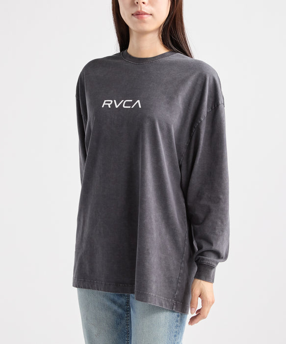 RVCA ウィメンズ VA BOX LOGO LS TEE ストレッチ/ドライ/UVカット ロンT 【2026年秋冬モデル】