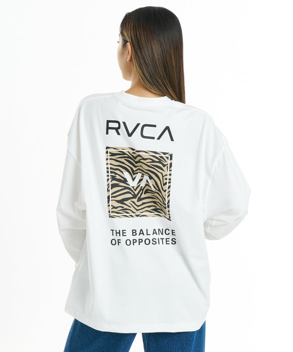 RVCA ウィメンズ VA BOX LOGO LS TEE ロンT 【2026年秋冬モデル】