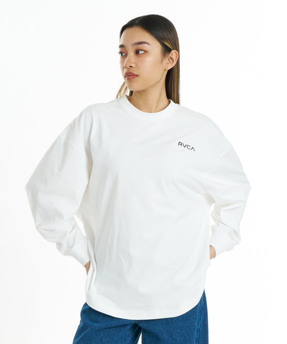 RVCA ウィメンズ ALL LS TEE ロンT 【2026年秋冬モデル】 WHT / M
