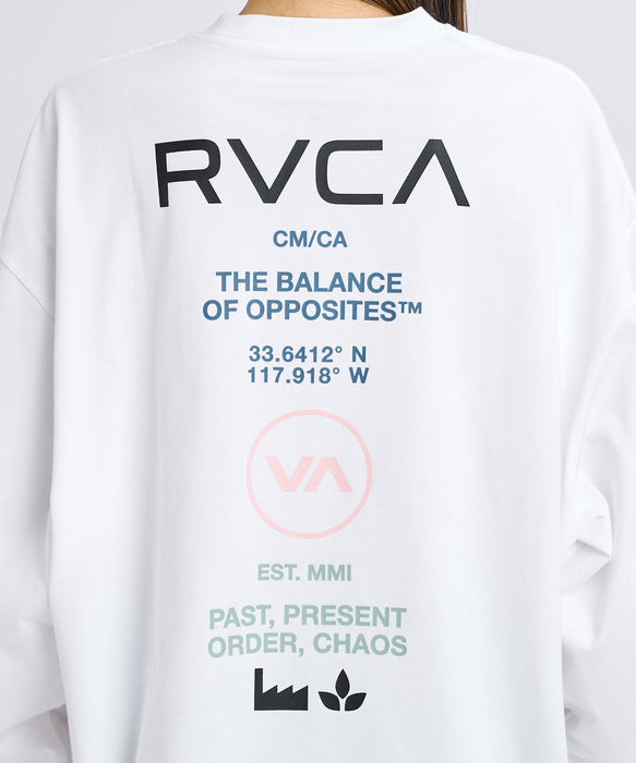 RVCA ウィメンズ ALL LS TEE ロンT 【2026年秋冬モデル】 WHT / M