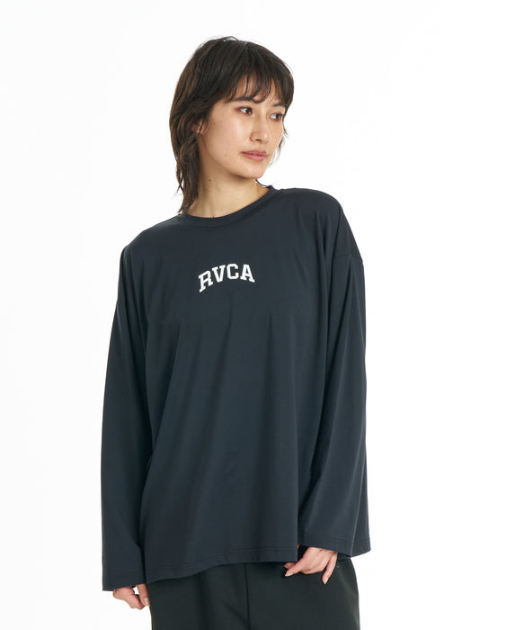 RVCA ウィメンズ FIVE STAR LS TEE ロンT 【2026年秋冬モデル】 BLK / L