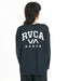 RVCA ウィメンズ FIVE STAR LS TEE ロンT 【2026年秋冬モデル】 BLK / L