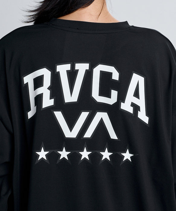RVCA ウィメンズ FIVE STAR LS TEE ロンT 【2026年秋冬モデル】 BLK / L