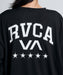 RVCA ウィメンズ FIVE STAR LS TEE ロンT 【2026年秋冬モデル】 BLK / L