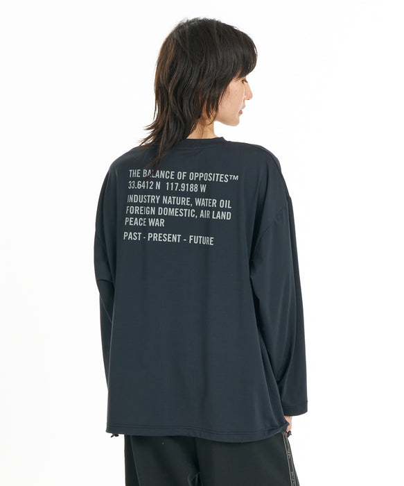 RVCA ウィメンズ OPPOSITE LS TEE ロンT 【2026年秋冬モデル】 BLK / M