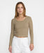 RVCA ウィメンズ JUNGLE LS SCOOP NECK ロンT 【2026年秋冬モデル】 DES / M