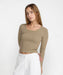 RVCA ウィメンズ JUNGLE LS SCOOP NECK ロンT 【2026年秋冬モデル】 DES / M