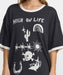 RVCA ウィメンズ DANI MILLER OVERSIZED RINGER TEE Tシャツ 【2026年秋冬モデル】 WAA / M