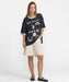 RVCA ウィメンズ DANI MILLER OVERSIZED RINGER TEE Tシャツ 【2026年秋冬モデル】 WAA / M