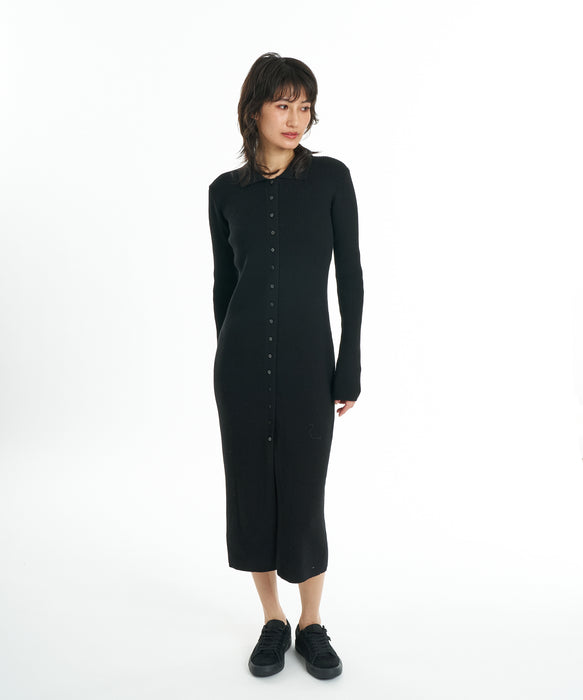 RVCA ウィメンズ SLIM DRESS ワンピース 【2026年秋冬モデル】 BLK / M