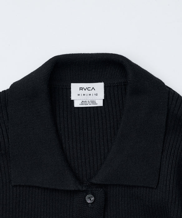 RVCA ウィメンズ SLIM DRESS ワンピース 【2026年秋冬モデル】 BLK / M