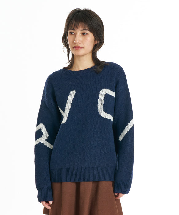 RVCA ウィメンズ ARCH RVCA KNIT セーター 【2026年秋冬モデル】 DDM / M