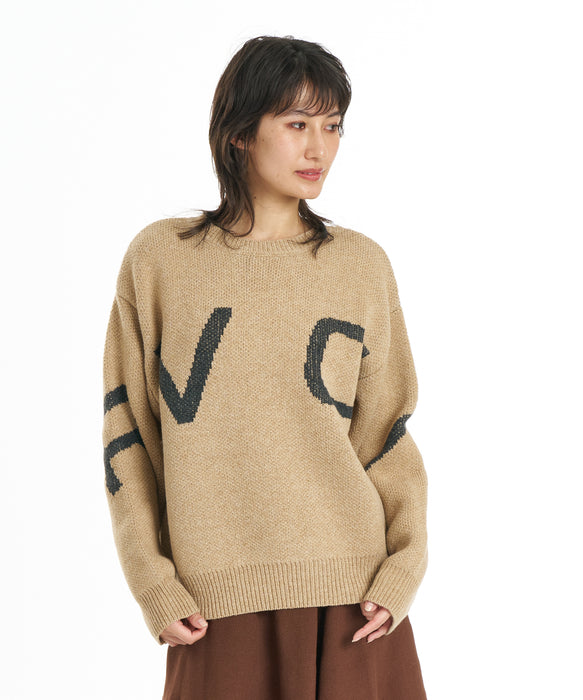 RVCA ウィメンズ ARCH RVCA KNIT セーター 【2026年秋冬モデル】 LAT / M