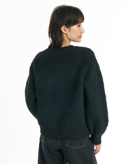RVCA ウィメンズ BIG RVCA SHAGY KNIT セーター 【2026年秋冬モデル】 BLK / M