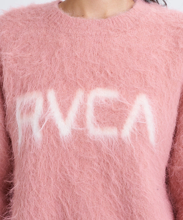 RVCA ウィメンズ BIG RVCA SHAGY KNIT セーター 【2026年秋冬モデル】 GRP / M